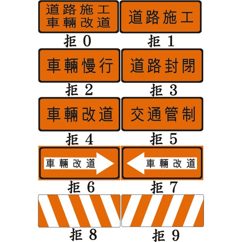 拒馬貼紙