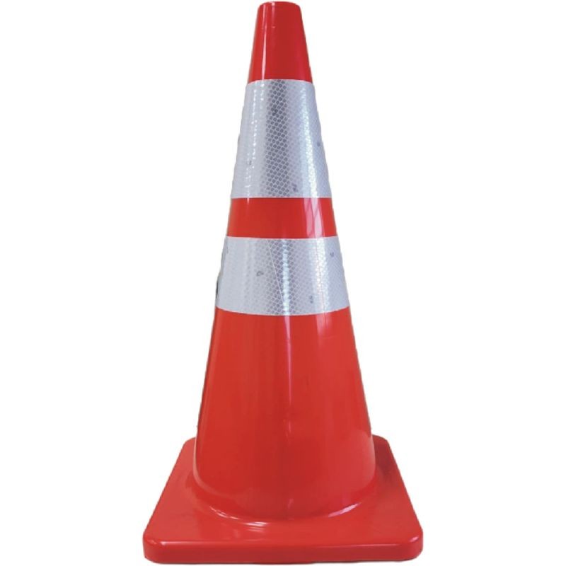 PVC全橘交通錐
